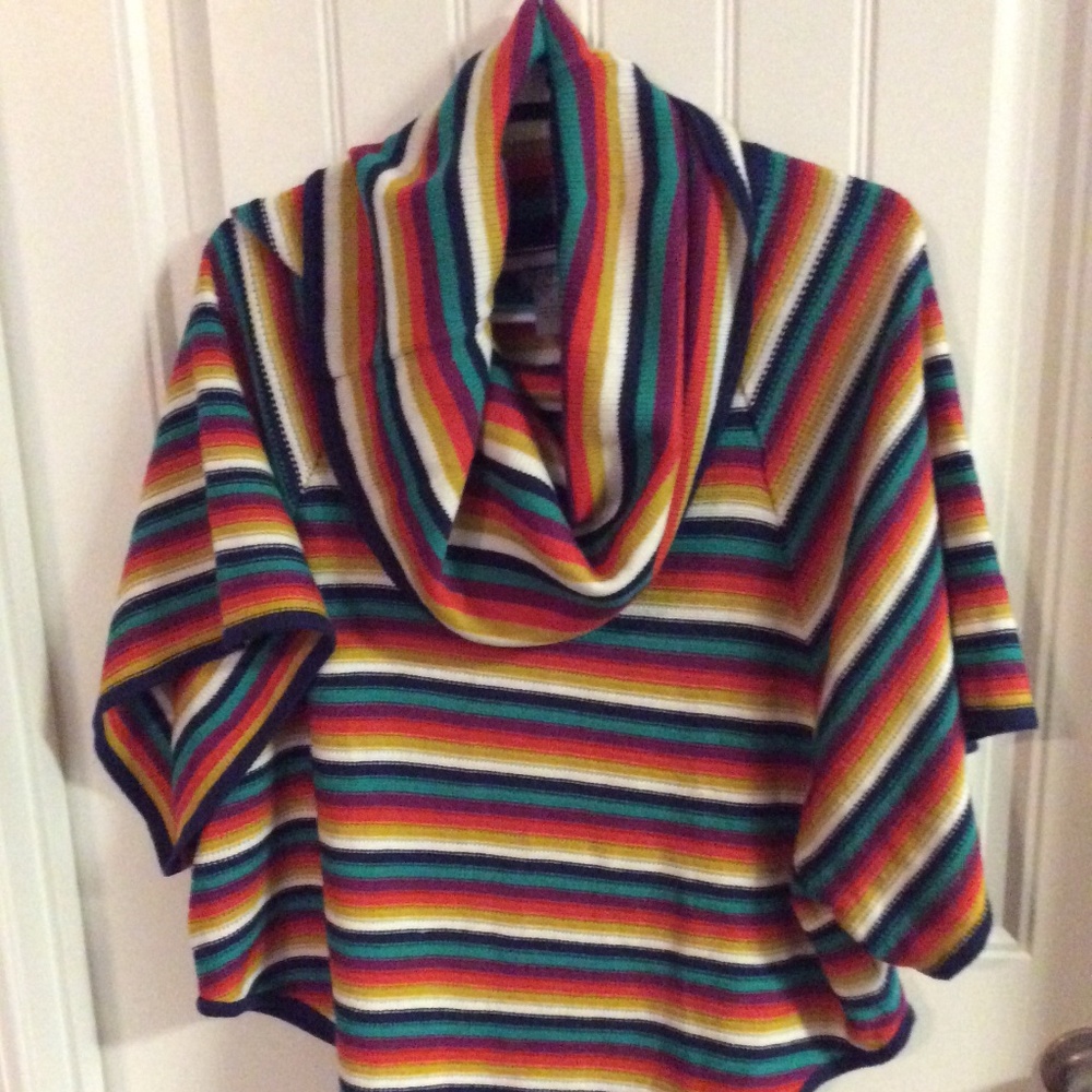 Cowl Neck Poncho